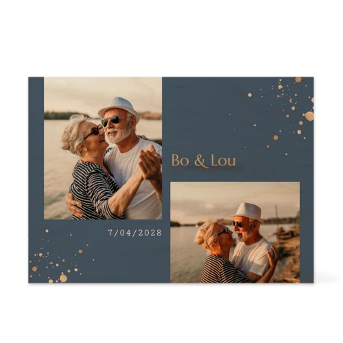 Bloc photo en bois Rectangulaire Bloc photo en bois Rectangulaire