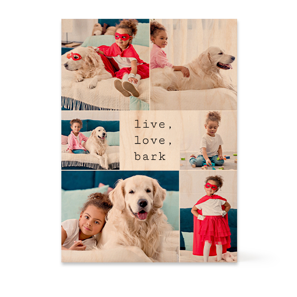 Wooden Photo Block Rectangle Wooden Photo Block Rectangle