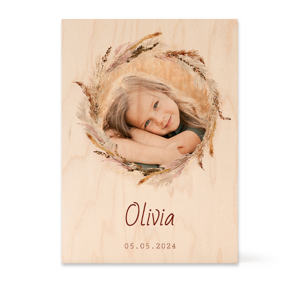 Bloc photo en bois Rectangulaire Bloc photo en bois Rectangulaire