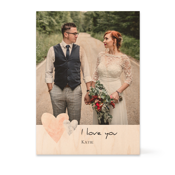 Wooden Photo Block Rectangle