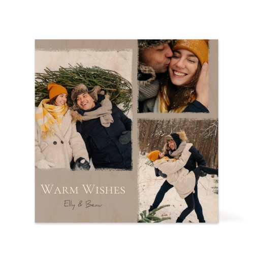Wooden Photo Block Square