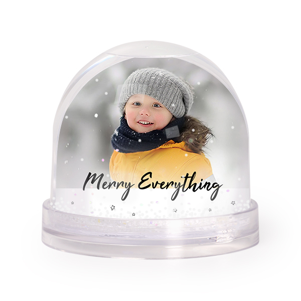 Boule à neige personnalisable