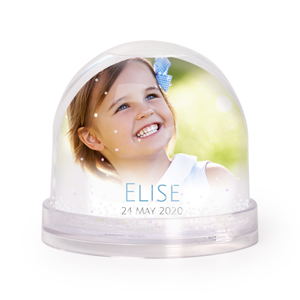Boule à neige personnalisable