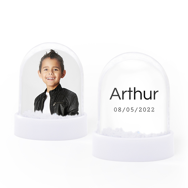 Mini Schneekugel personalisiert - 12 Stk.