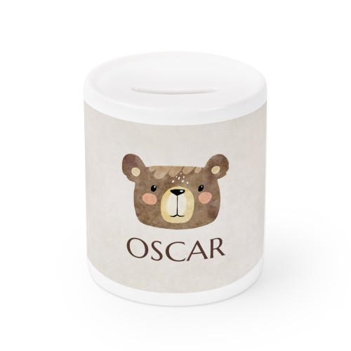 Cute Bear Head - Text Only