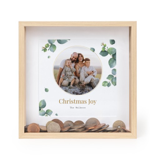Piggy Bank Square Wood Piggy Bank Square Wood