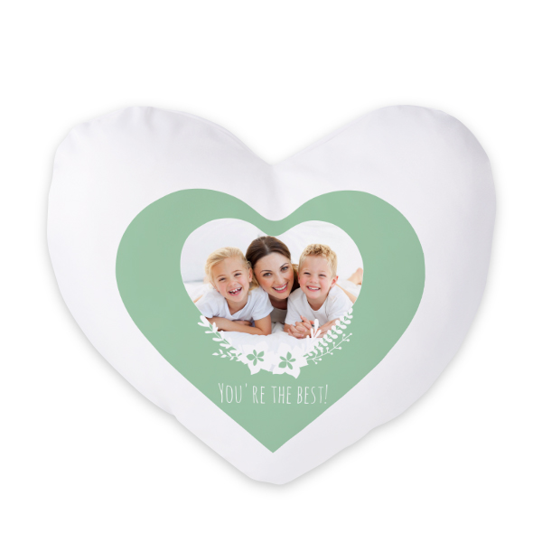 Polyester Cover Heart Front print Polyester Cover Heart Front print