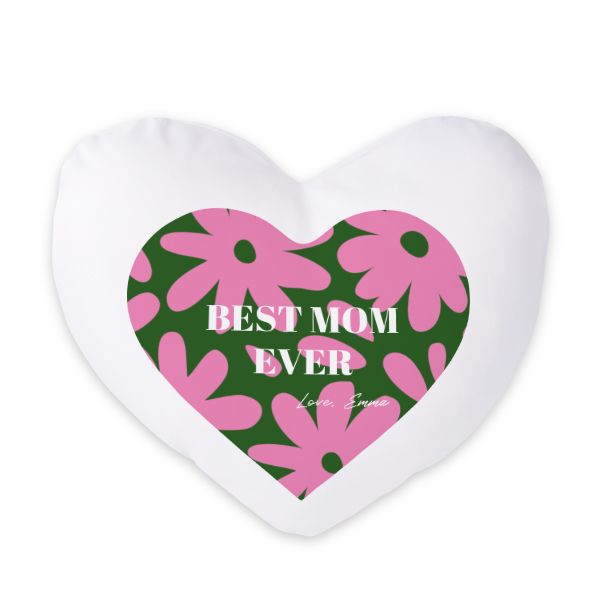 Polyester Cover Heart Front print