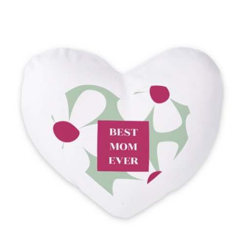 Polyester Cover Heart Front print