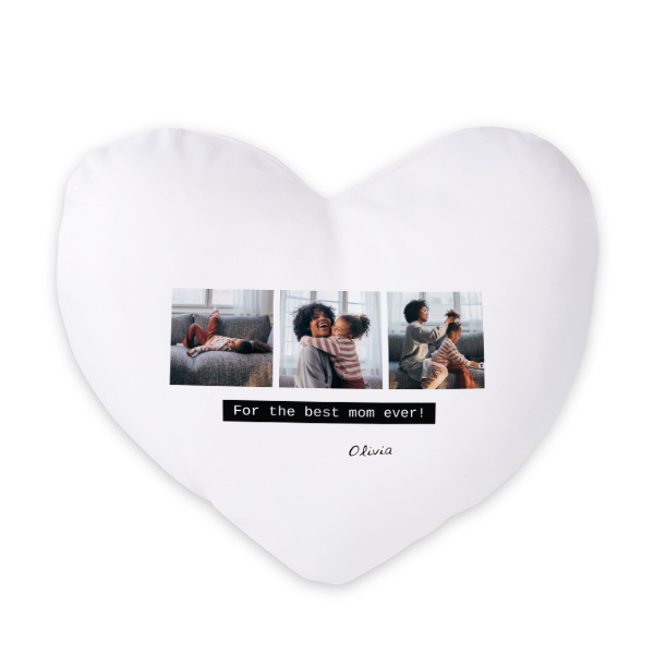 Housse satinée coeur M 1 côté