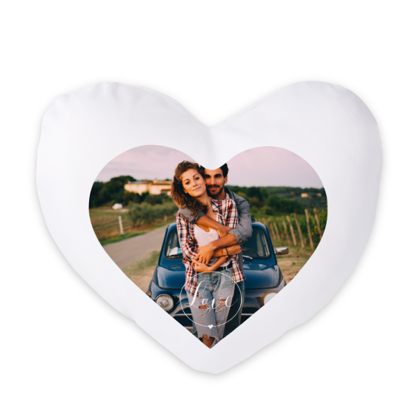 Polyester Cover Heart Front print Polyester Cover Heart Front print