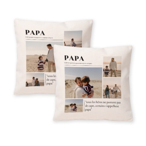 Housse polylin carré M recto-verso