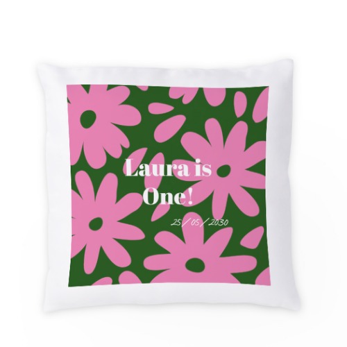 Happy Flower Pattern - Text Only Happy Flower Pattern - Text Only