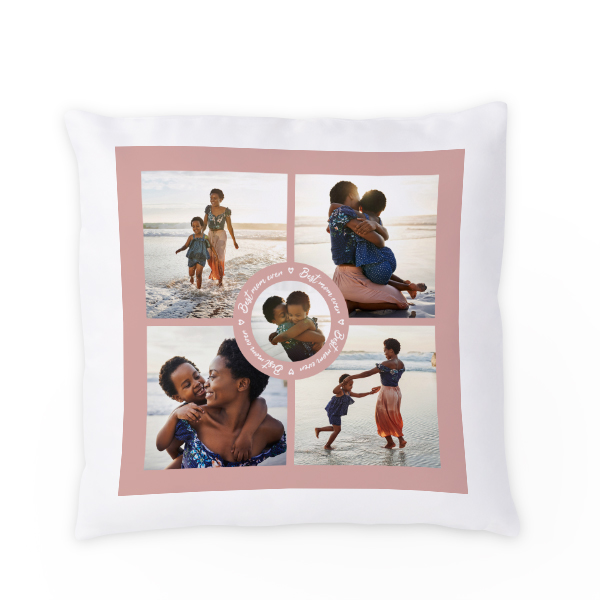 Polyester kussen vierkant M voorkant bedrukking Polyester kussen vierkant M voorkant bedrukking
