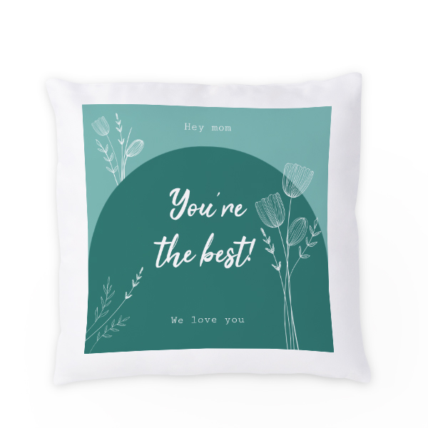 Coussin satiné carré M imprimé sur 1 cÎté Coussin satiné carré M imprimé sur 1 cÎté