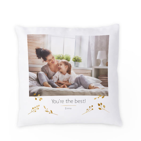 Coussin satiné carré M imprimé sur 1 cÎté Coussin satiné carré M imprimé sur 1 cÎté