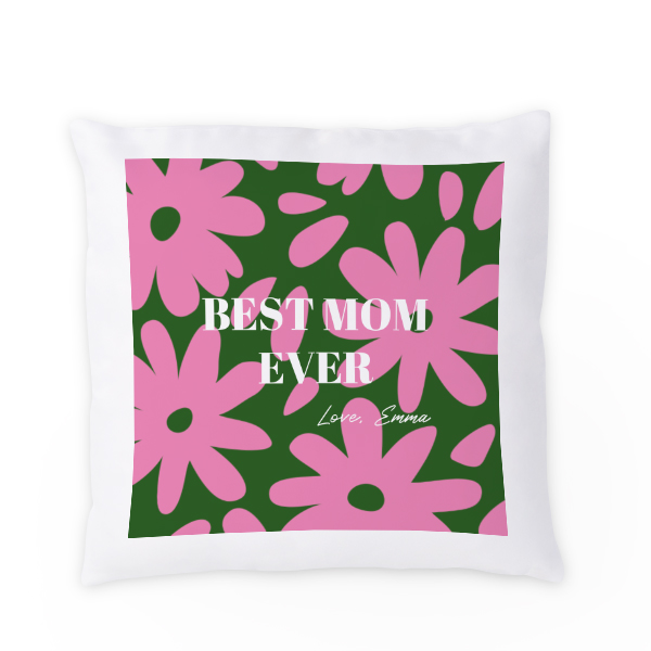 Happy Flower Pattern - Text Only