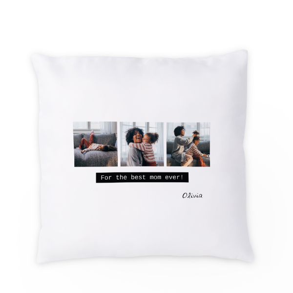 Coussin satiné carré M imprimé sur 1 cÎté Coussin satiné carré M imprimé sur 1 cÎté