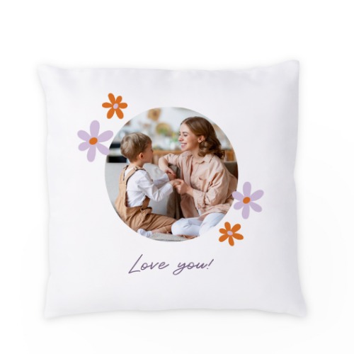 Fotokissen (40x40, 1-seitig, Polyester)