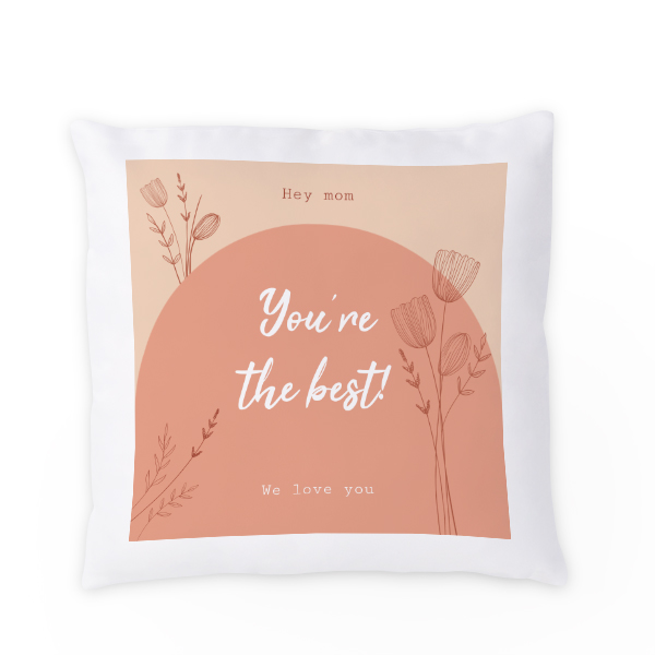Coussin satiné carré M imprimé sur 1 cÎté Coussin satiné carré M imprimé sur 1 cÎté