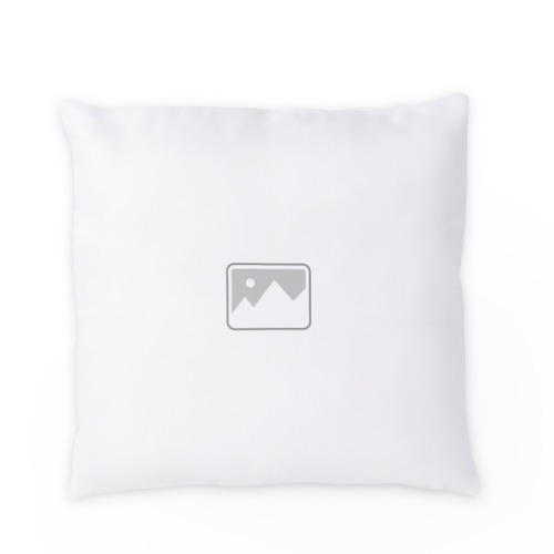 Polyester kussen met vulling vierkant M voorkant bedrukking