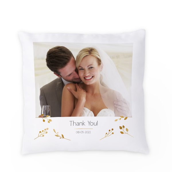 Polyester Cover and Filling Square M Front print