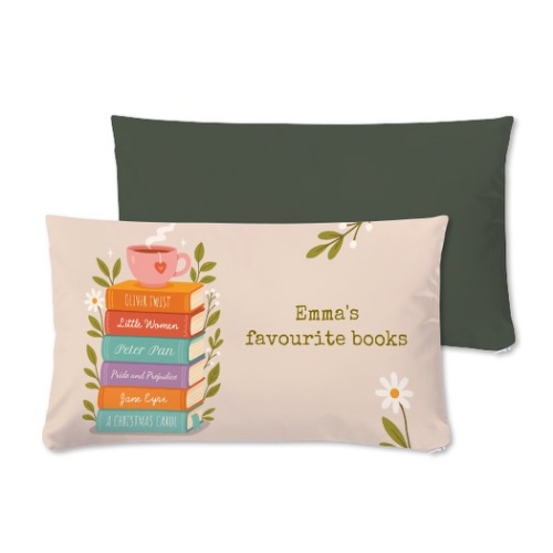 Coussin satiné paysage M imprimé recto-verso Coussin satiné paysage M imprimé recto-verso