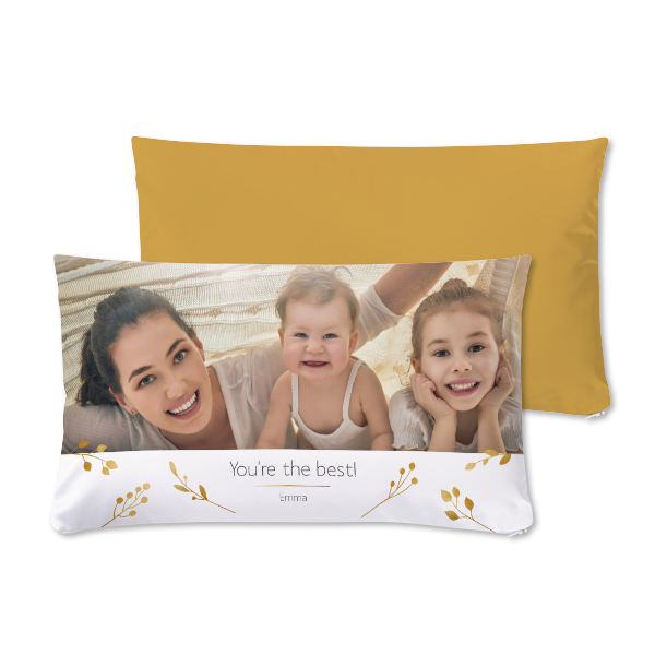 Polyester Cushion Cover and Filling Landscape Front & Back print
