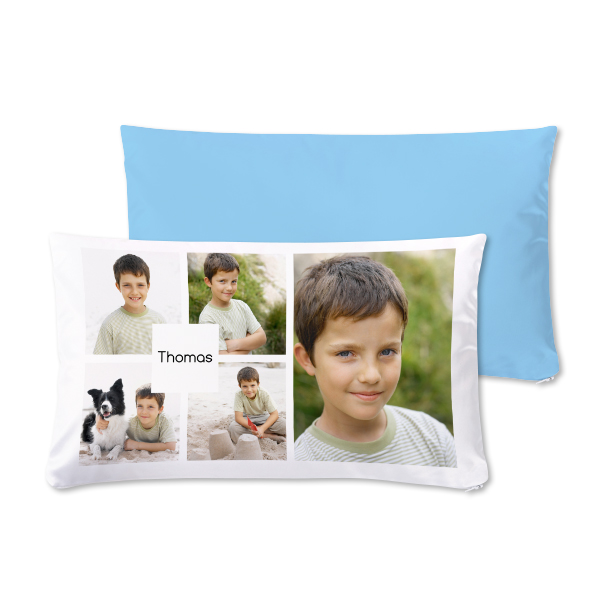 Coussin satiné paysage M imprimé recto-verso Coussin satiné paysage M imprimé recto-verso