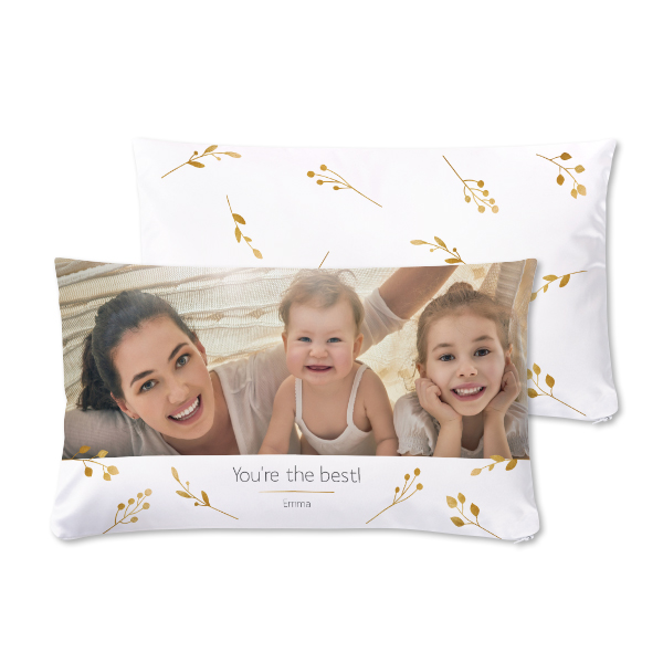 Polyester Cushion Cover and Filling Landscape Front & Back print