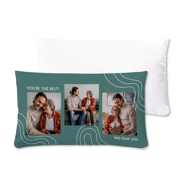 Polyester Cushion Cover and Filling Landscape Front & Back print