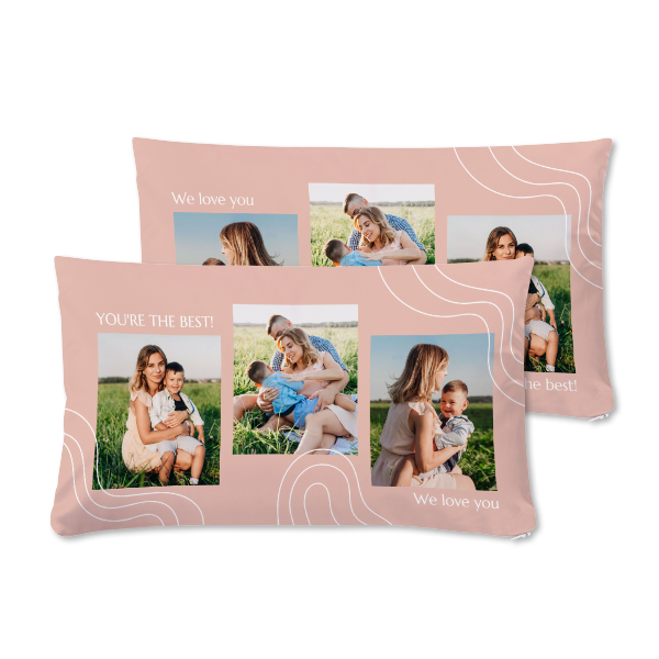 Fotokissen personalisiert (30x50 cm, 2-seitig bedruckt, Polyester, inkl. Füllung)