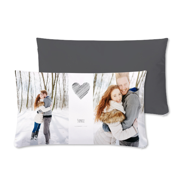 Polyester Cushion Cover and Filling Landscape Front & Back print