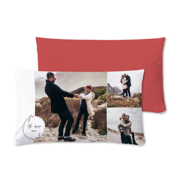 Polyester Cushion Cover and Filling Landscape Front & Back print