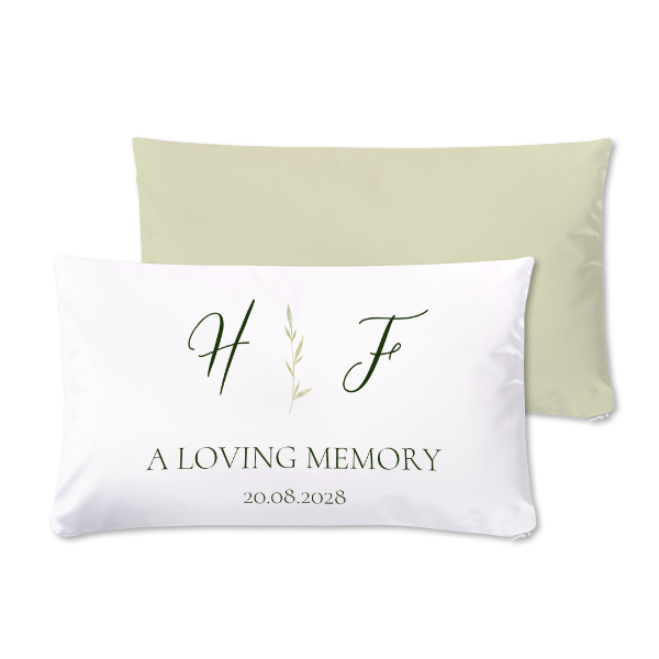 Coussin satiné paysage M imprimé recto-verso Coussin satiné paysage M imprimé recto-verso