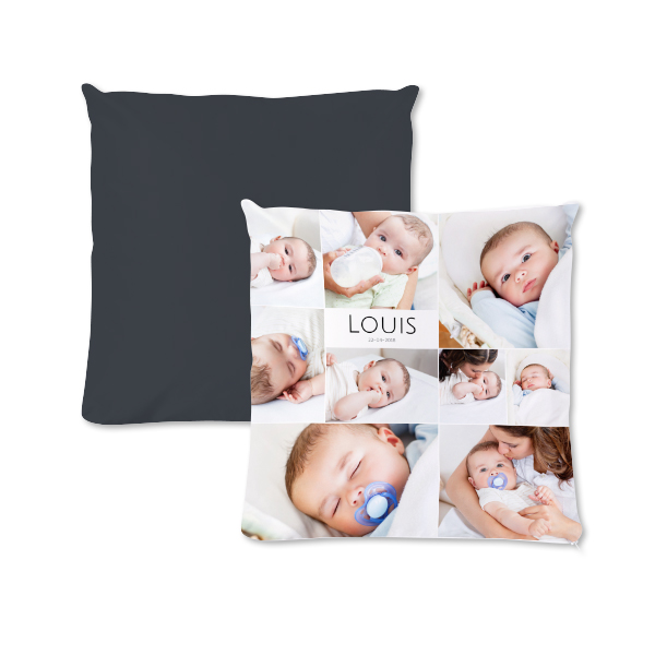 Polyester Cushion Cover and Filling Square M Front & Back print