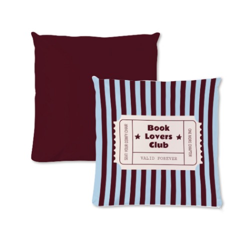 Coussin carré M imprimé recto-verso Coussin carré M imprimé recto-verso