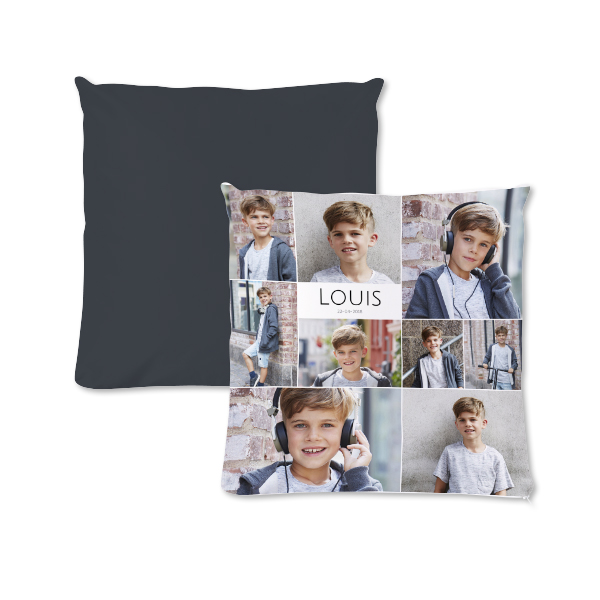 Fotokissen personalisiert (40x40 cm, doppelseitig bedruckt, Polyester, inkl. Füllung)