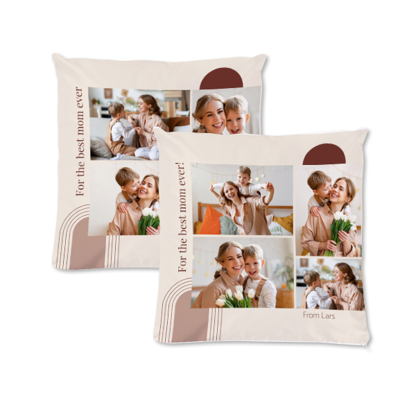 Coussin carré M imprimé recto-verso