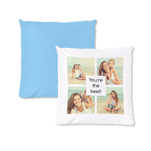 Coussin carré M imprimé recto-verso Coussin carré M imprimé recto-verso