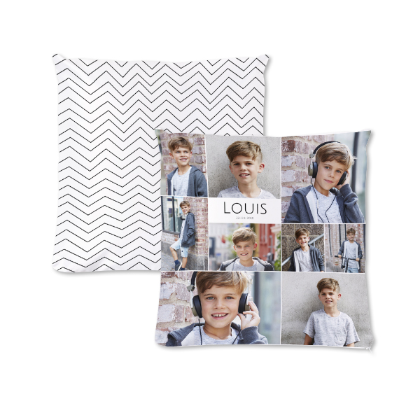 Polyester Cushion Cover and Filling Square M Front & Back print