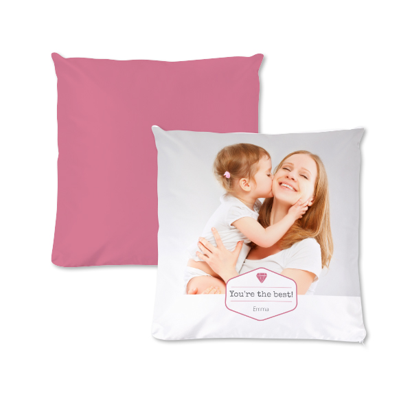 Fotokissen personalisiert (40x40 cm, doppelseitig bedruckt, Polyester, inkl. Füllung)