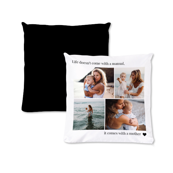 Coussin carré M imprimé recto-verso Coussin carré M imprimé recto-verso