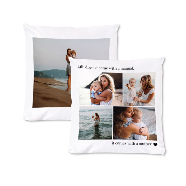 Polyester Cushion Cover and Filling Square M Front & Back print