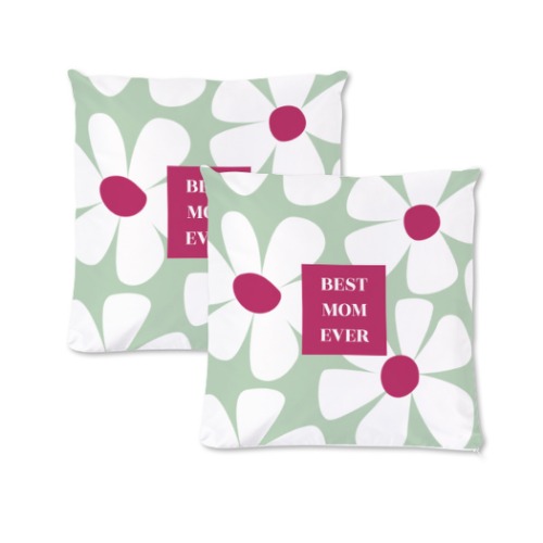 Polyester Cushion Cover and Filling Square M Front & Back print