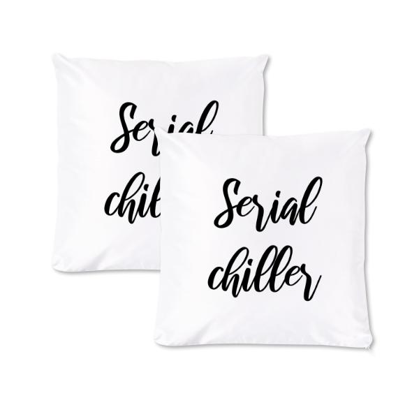 Polyester Cushion Cover and Filling Square M Front & Back print Polyester Cushion Cover and Filling Square M Front & Back print