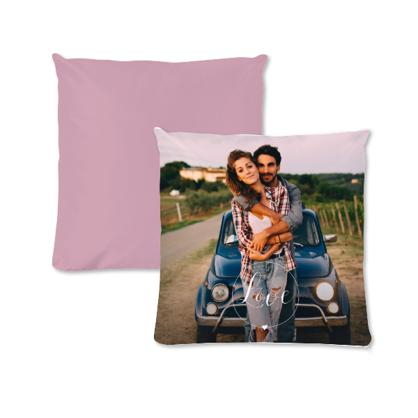 Fotokissen personalisiert (40x40 cm, doppelseitig bedruckt, Polyester, inkl. Füllung)