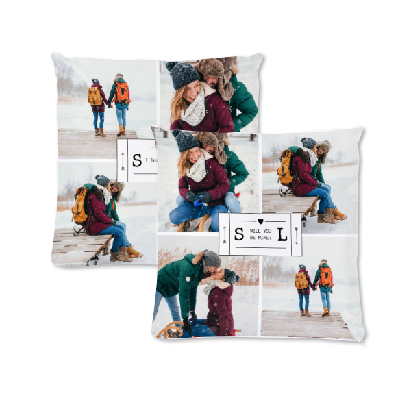 Fotokissen personalisiert (40x40 cm, doppelseitig bedruckt, Polyester, inkl. Füllung)