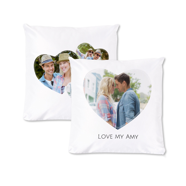 Polyester Cushion Cover and Filling Square M Front & Back print