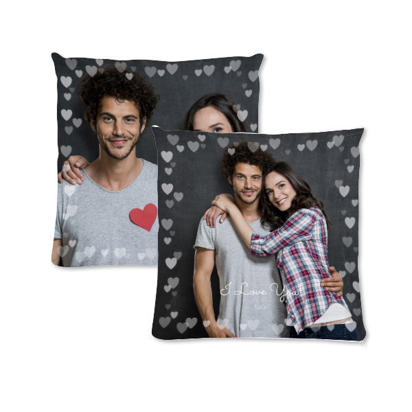 Polyester Cushion Cover and Filling Square M Front & Back print